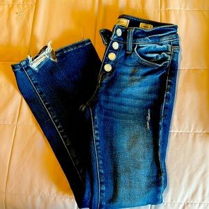 Girls Kancan Jeans Mid Rise Size 8. Barely worn.